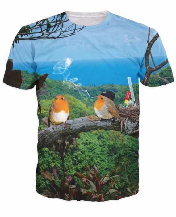 2 Birds 1 Stoned T-Shirt